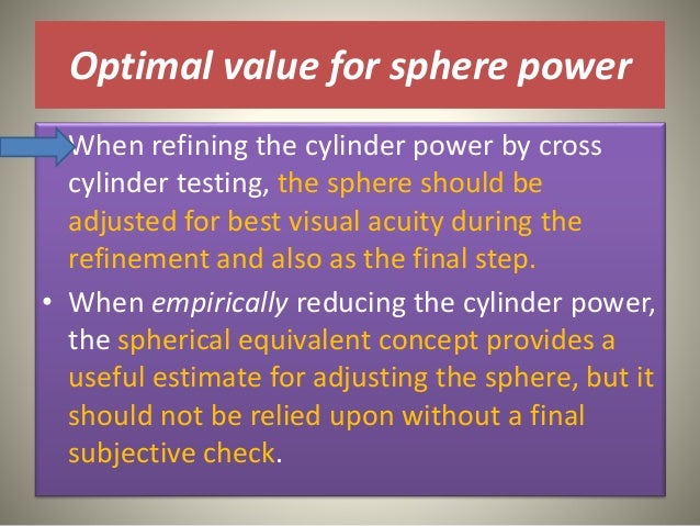 cylinder prescription guidelines