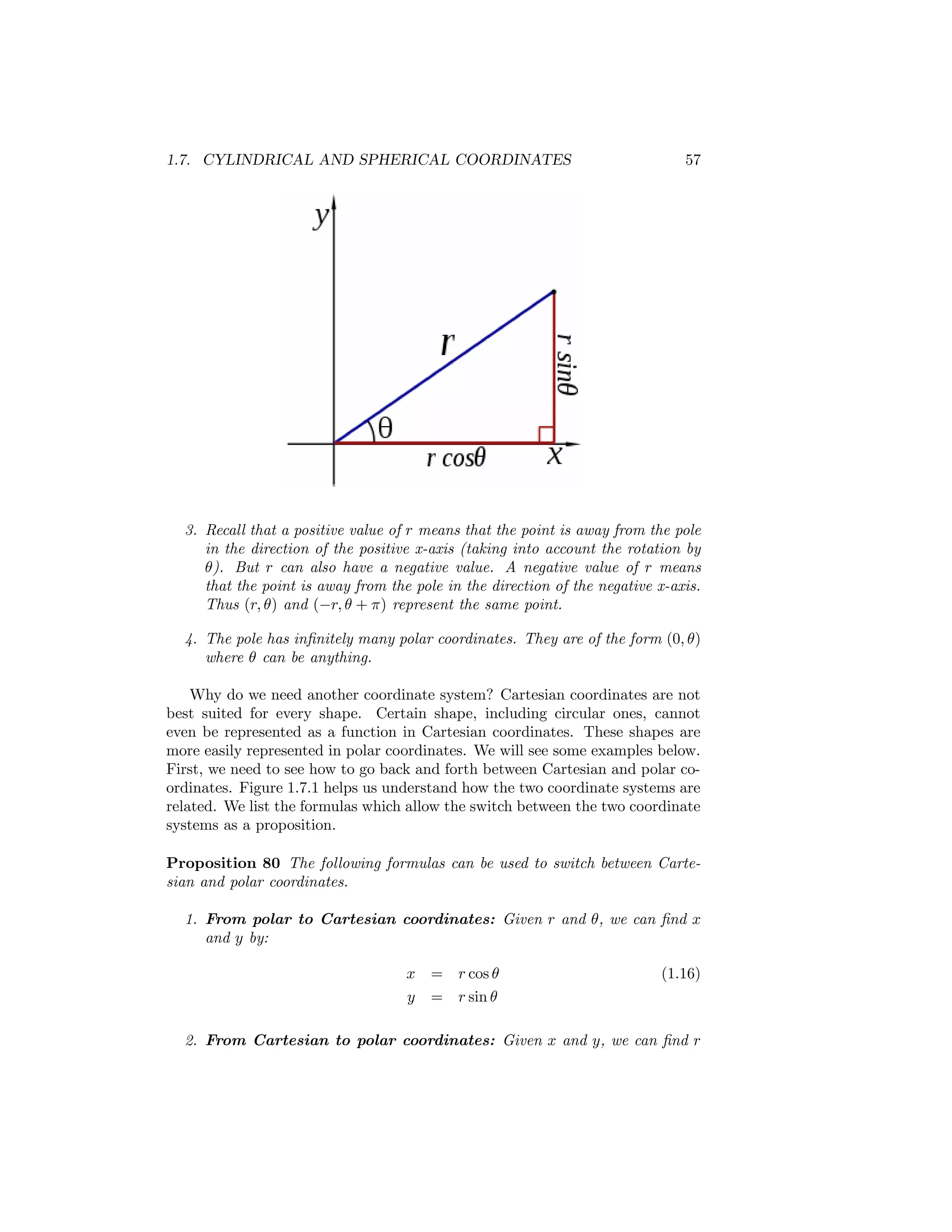 Cylindrical and spherical coordinates | PDF