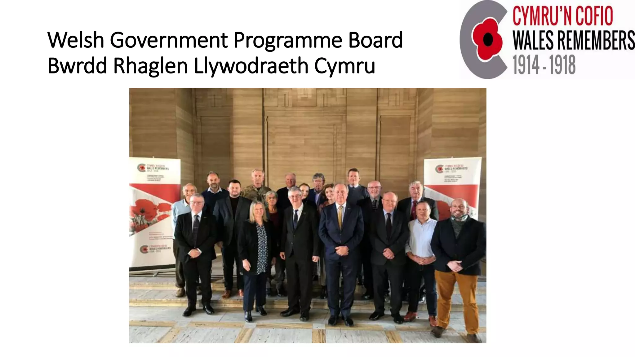 Welsh Government Programme Board
Bwrdd Rhaglen Llywodraeth Cymru