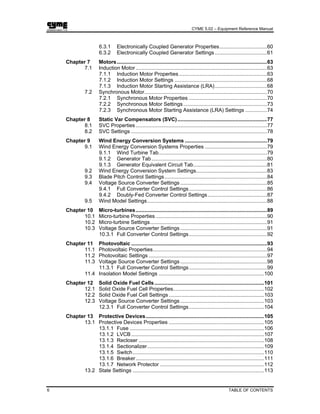 Cyme equipment reference manual | PDF