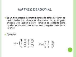 Matriz Diagonal Inferior Matrices | PPTX