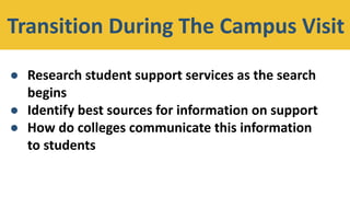 Study Transition Supporting Successful Student Transition | PDF