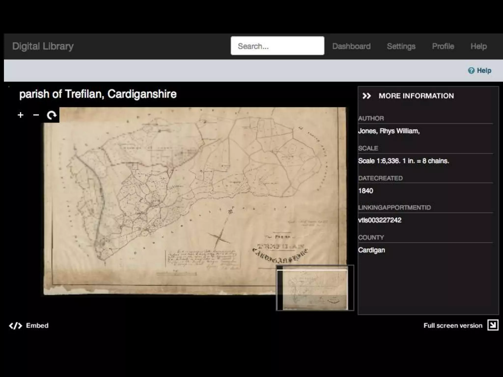 Map in Welcome Viewer
 