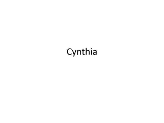 Cynthia 