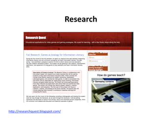 Research 




hAp://researchquest.blogspot.com/  
 