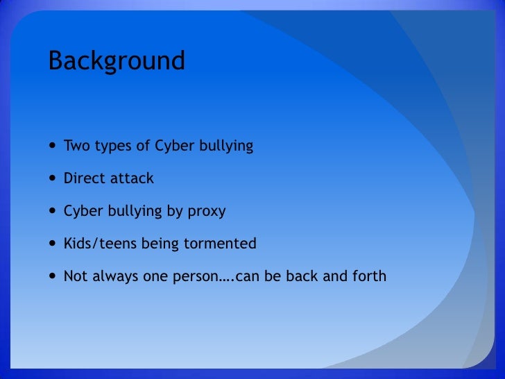 cyber bulling presentation texts massages