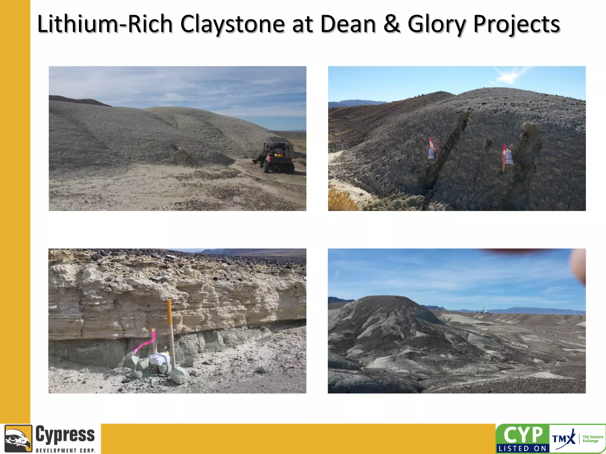 Lithium-Rich Claystone at Dean & Glory Projects
 