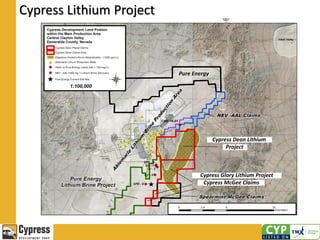Cypress Lithium Project
 