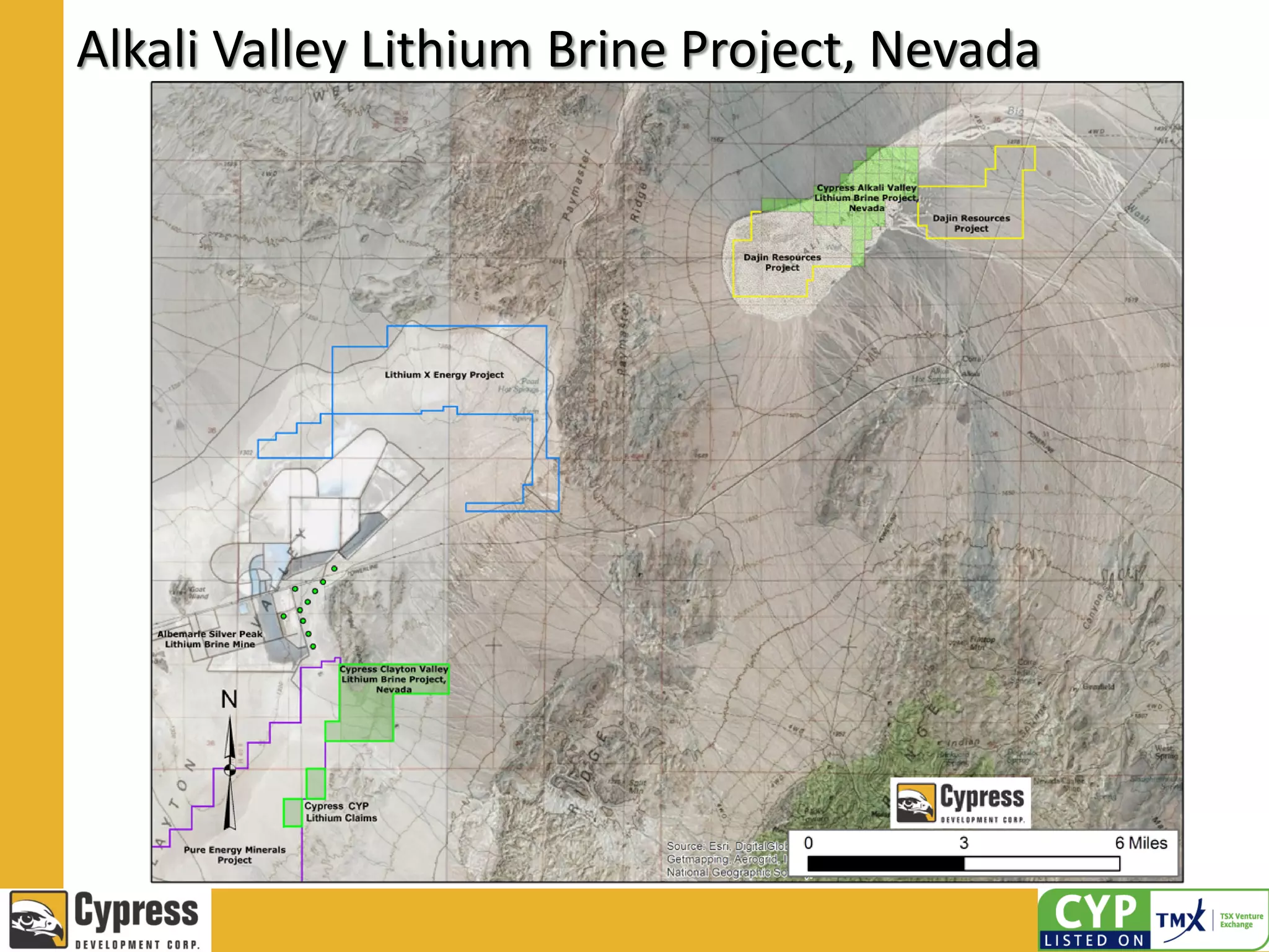 Alkali Valley Lithium Brine Project, Nevada
 