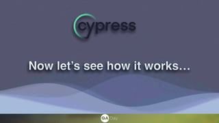 КОСТЯНТИН КЛЮЄВ «Cypress Cloud: automation has no boundaries» Online QADay 2023