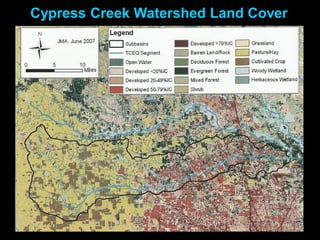 Cypress Creek Watershed Land Cover
 
