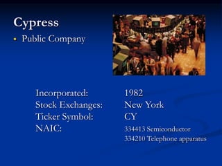 Cypress Semiconductor-final ppt.ppt
