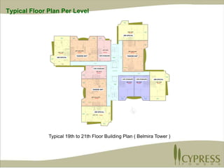 Typical Floor Plan Per Level 