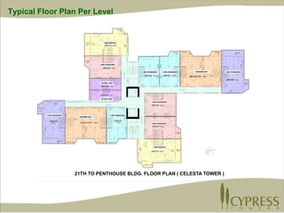 Typical Floor Plan Per Level 