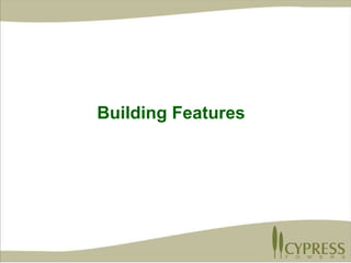 Building Features 