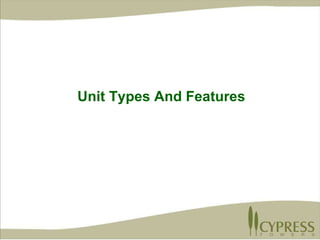 Unit Types And Features 