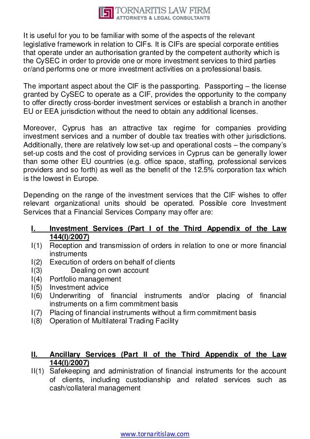 Forex licence procedure