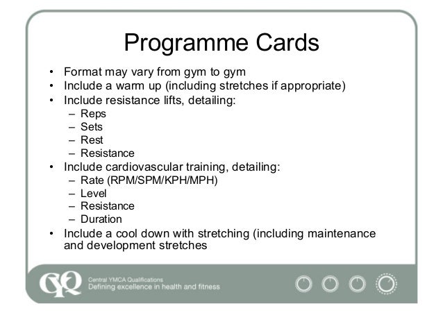 gym session plan template
