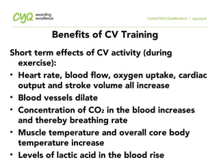 CYQ Level 2 Principles of Exercise | PPT