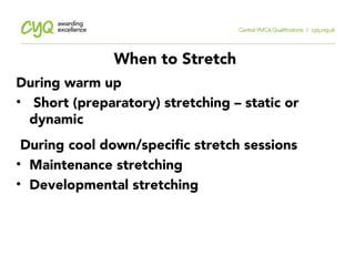 CYQ Level 2 Principles of Exercise | PPT