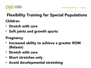 CYQ Level 2 Principles of Exercise | PPT