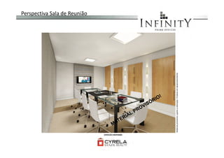 Perspectiva Sala de Reunião
Materialprovisóriosujeitoaalteração.ProdutoemdesenvolvimentoMaterialprovisóriosujeitoaalteração.Produtoemdesenvolvimento
 