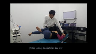 CYRIAX cyriax technique for physiotherapist for education & practical ...