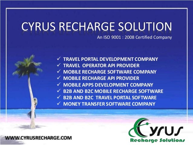 Cyrus Recharge Solution Largest Software Company In India - 