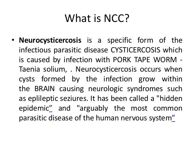 Cysticercosis Ncc - 