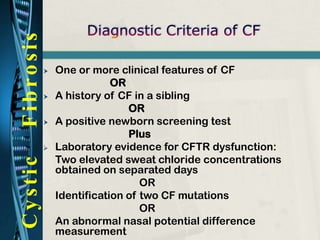 Cystic fibrosis | PPTX