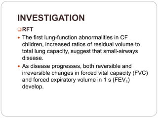 Cystic fibrosis | PPTX