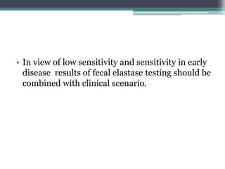 Cystic fibrosis creon & stool elastase | PPTX