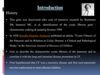 Cystic fibrosis final | PPTX