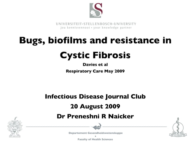 Cystic Fibrosis Infections | PPT