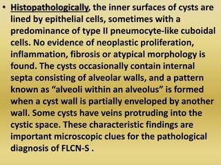 Cystic lung disease | PPTX