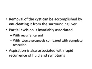 Enucleating Cystic neoplasm of liver | PPTX