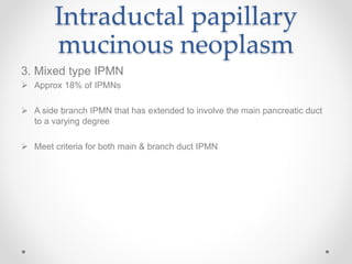 Cystic neoplasm of pancreas | PPTX
