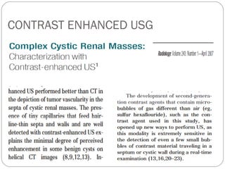 CONTRAST ENHANCED USG
 
