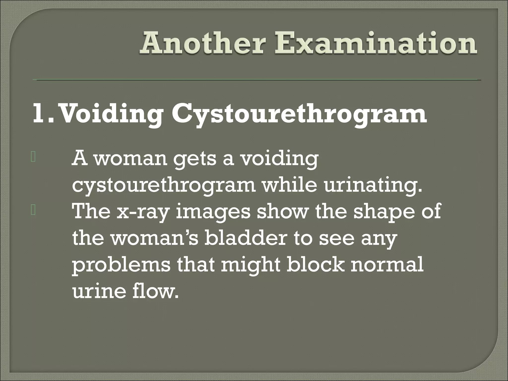 Cystocele physical examination | PPT
