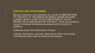 CYSTS OF HEAD AND NECK | PPTX