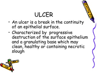 CYSTS, ULCERS & SINUSES.ppt