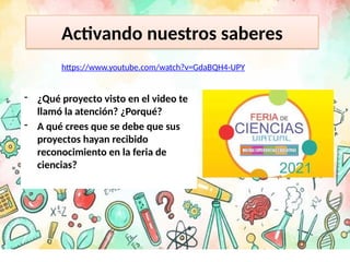 FERIA DE Ciencias en la escuela secundaria | PPTX