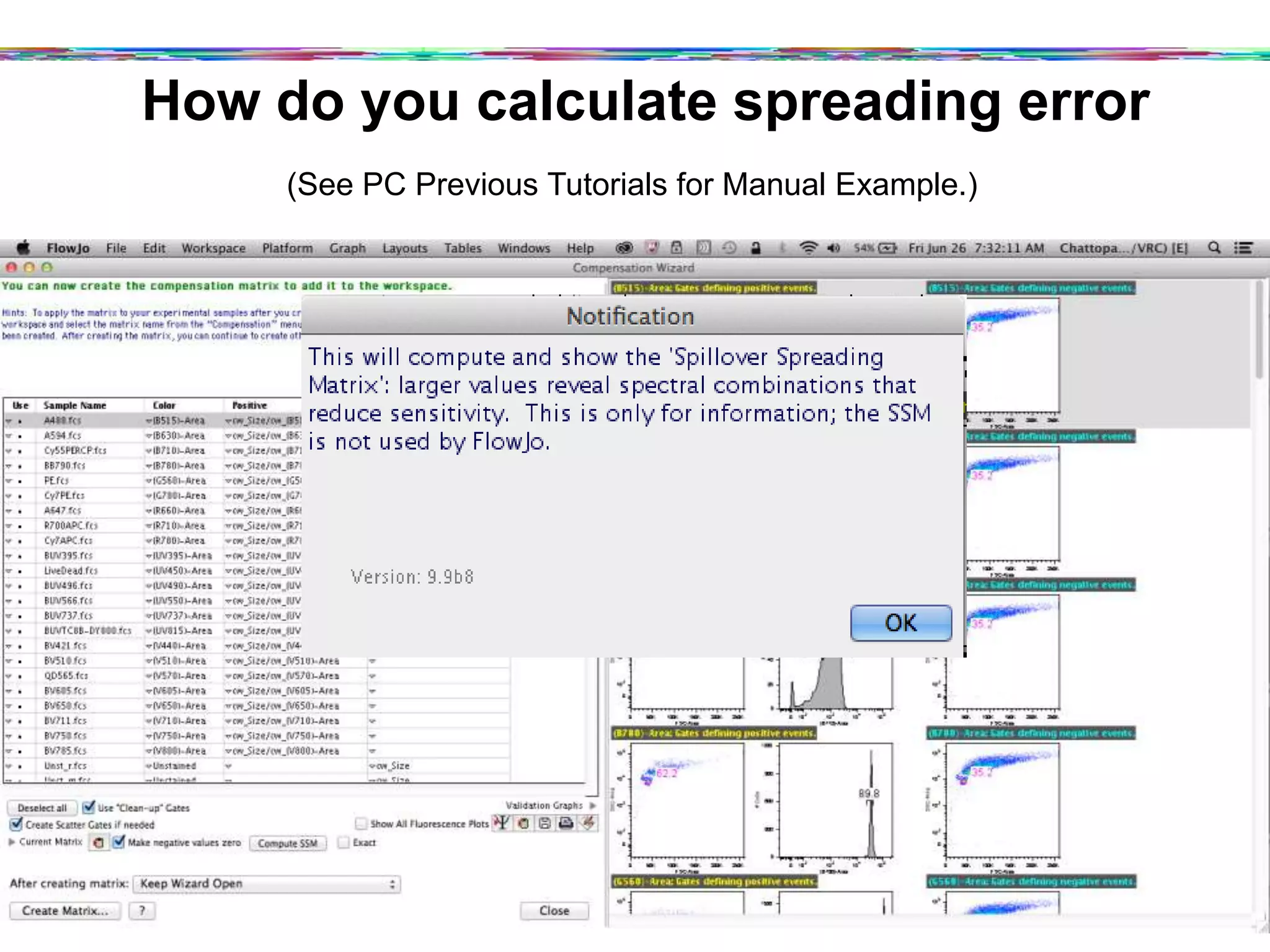 How do you calculate spreading error
www.isac-net.org
(See PC Previous Tutorials for Manual Example.)
 