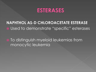 HEMATOLOGIC CYTOCHEMISTRY LAB. TESTS.pdf