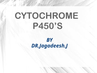 Comprehensive Overview of Cytochrome P450 Enzymes in Drug Metabolism ...