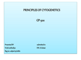 Cytogenetics