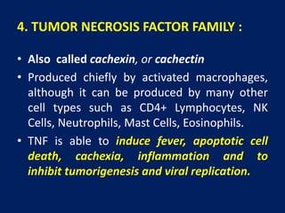 Cachectin Cytokines and hla complex | PPTX