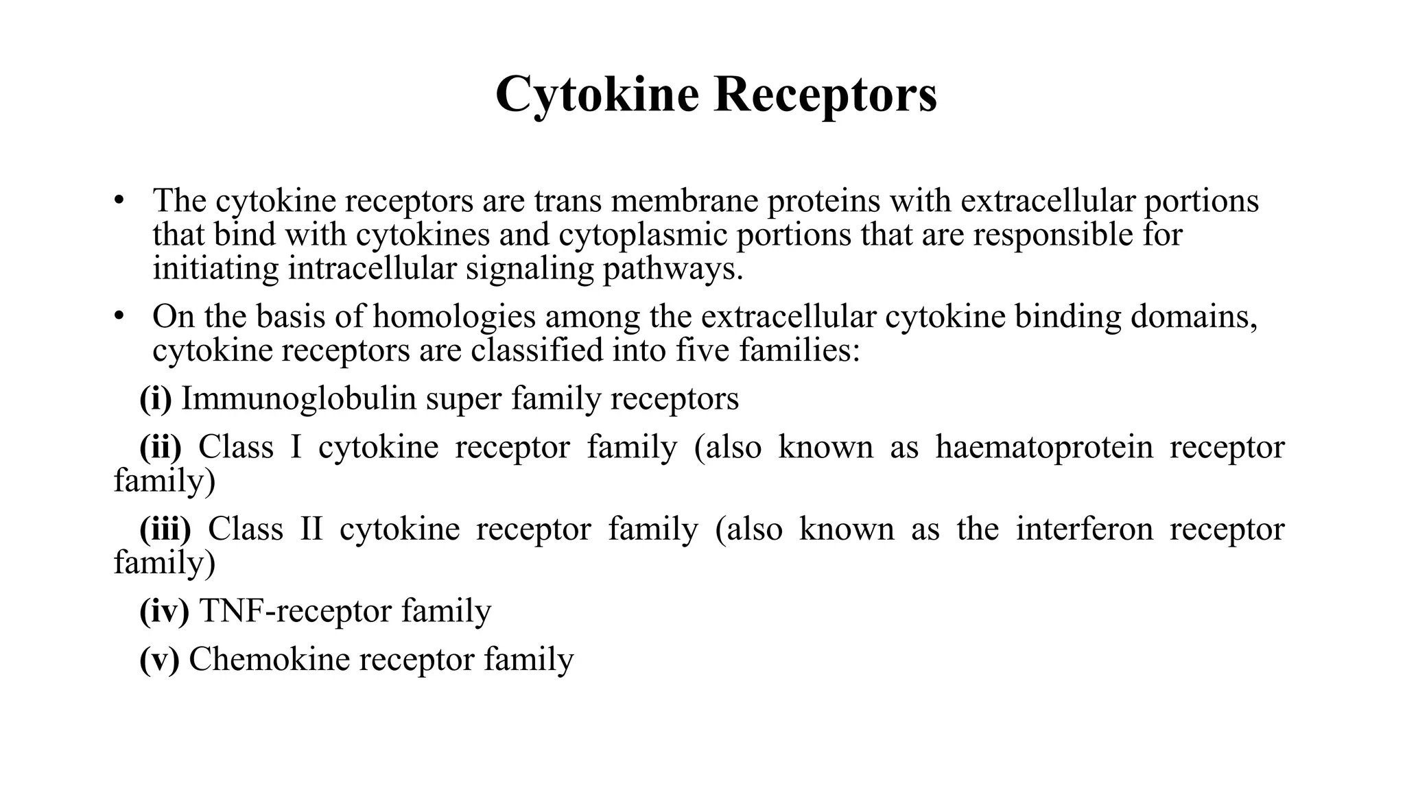 Role of Cytokines in immuneregulation | PPTX