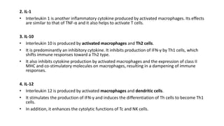 Role of Cytokines in immuneregulation | PPTX