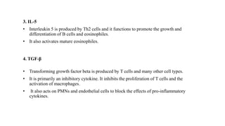 Role of Cytokines in immuneregulation | PPTX